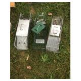 3 small live traps