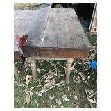 Work bench w/vice