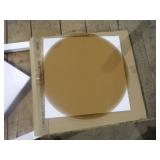 19 3/4' Round end table glass 19 3/4' Round end table glass