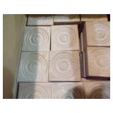 3/4"x3 3/4x3 3/4 red oak rosettes approx 200pc