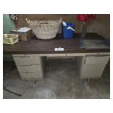 Desk and Contents
