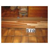 Box of oak hardwood flooring