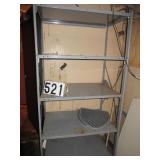 Metal shelf unit
