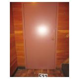 Commercial metal door