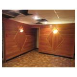 Large quantity pine wainscoting