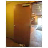 Commercial steel door