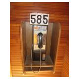 Vintage coin operated phone