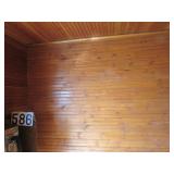 Pine wainscoting