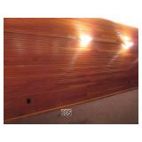 Pine wainscoting