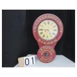 El Caza & Honeymoon Cigars wall clock