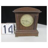 Wood case mantel clock