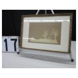 Framed scissor cutout