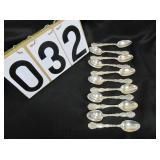 Gorham Strasbourg sterling flatware x11