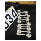 Gorham Strasbourg sterling flatware x12