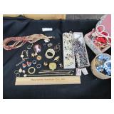 Group of costume jewelry