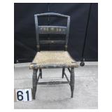 Stenciled guest chair