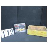 Coca-Cola wood box & model