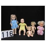 5 Collectible dolls