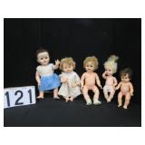 5 miscellaneous dolls