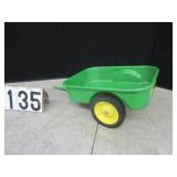 John Deere tow behind cart for peddle tractor