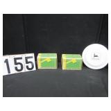 2 John Deere mailbox banks