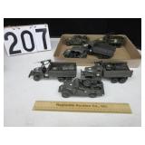 8 model military vehicles