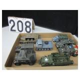 8 model military vehicles