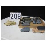 8 model military vehicles