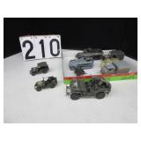 8 model military vehicles