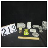 Group of bear cookie cutters & chocolate molds