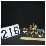 Group of small bear items