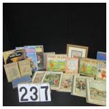 Quantity vintage books, etc.