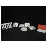 10 Asian theme plates