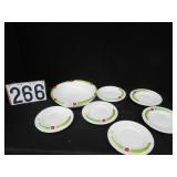 Briggs Pottery asparagus plates