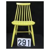 Painted spindle back chair