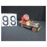 Windup metal Airplane Spotter Jeep