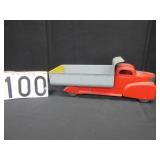 Early metal toy dump truck