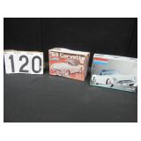 2 1953 Corvette models
