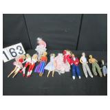 Group of Barbie Dolls