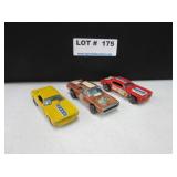 3 Hot Wheels Red Line matchboxes