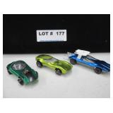 3 Hot Wheels Red Line matchboxes