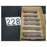 7 HO scale passenger cars
