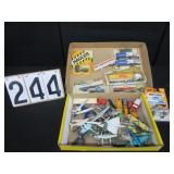 toy airplanes & semi tractor trailers