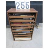 8 drawer cabinet of HO scale parts