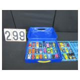 36 matchboxes with case