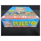 2 Early Boxing cards & Desert Storm cards