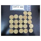 Group of 22 Chucke-Cheese tokens