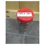 Jar of copper pennies