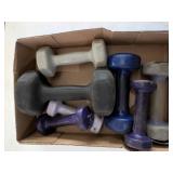 7 Assorted Dumbbells