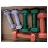 3 Pair 2,3 & 4 lb Dumbbells